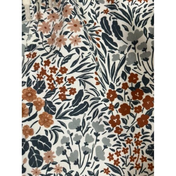 Rylee Cru Shorts Kid 10Y Brown Pull On Floral Summer Beach Travel Preppy Neutral - Picture 4 of 16